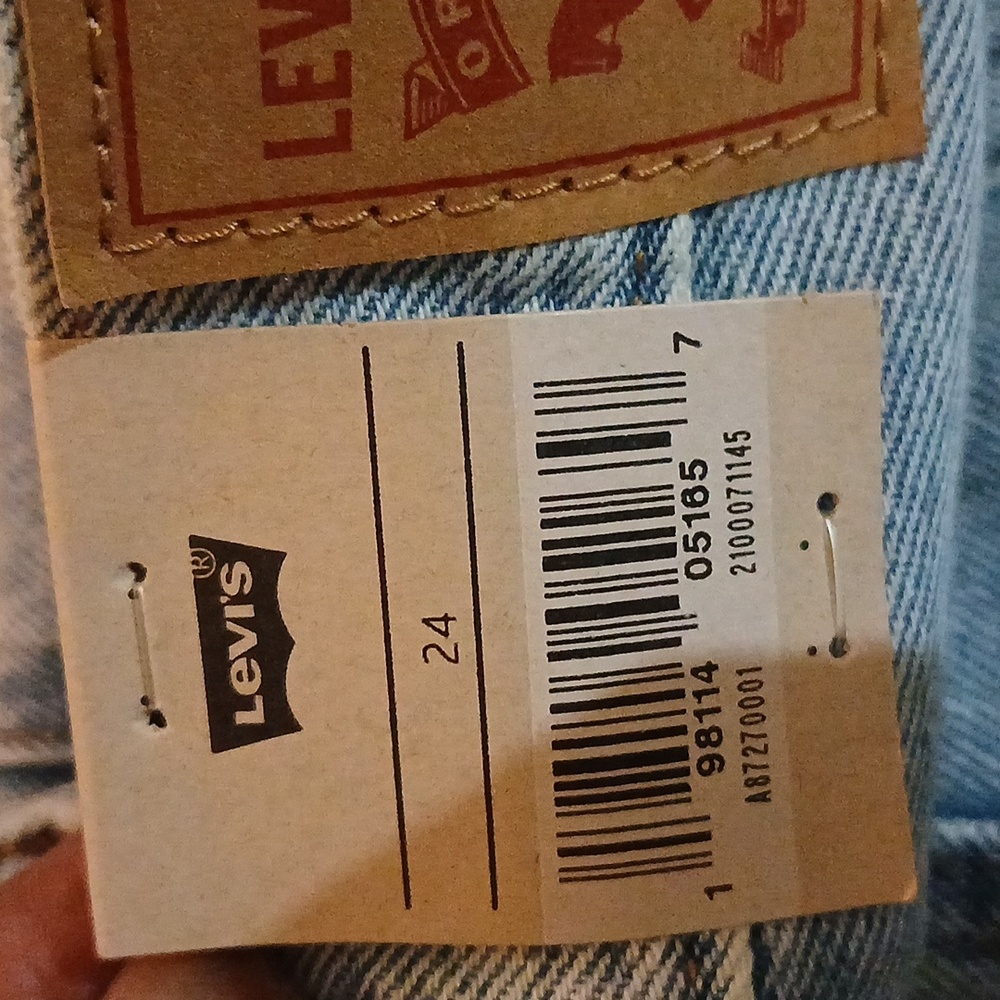 NWT LEVIS LONG ICON DENIM SKIRT - Picture 7 of 8